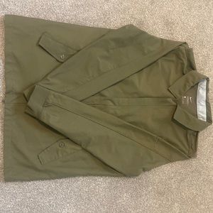 Green vintage bike jacket